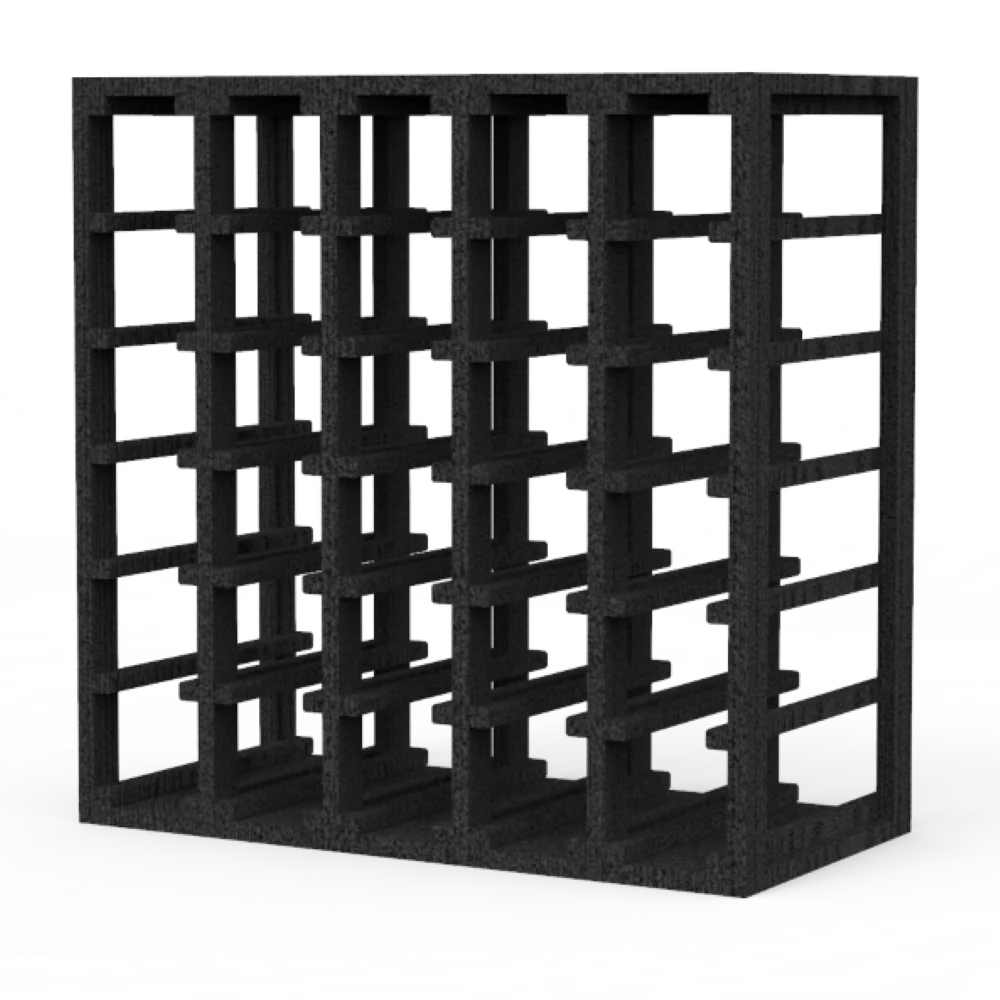 30 Bottle Module Wine Cubes Black - Image 3