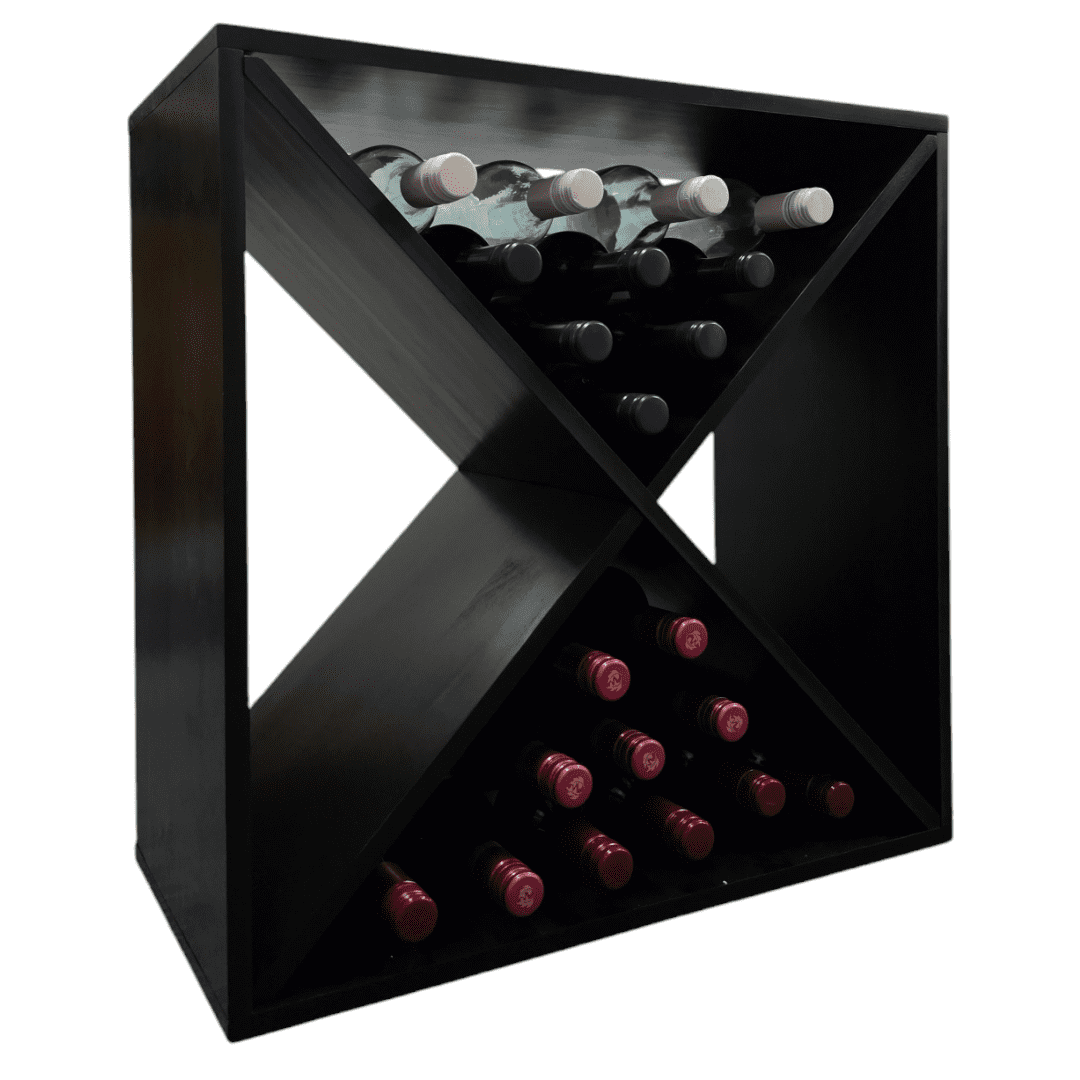 40 Bottle X Module Wine Cube Black - Image 2
