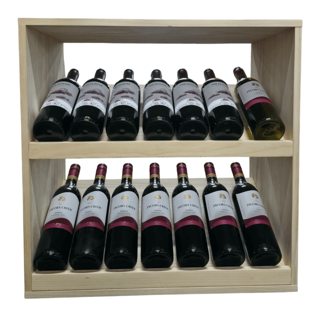 14 Bottles Diagnal Wine Cube - Image 2