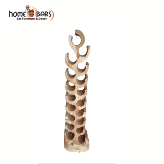 Natural Wood Wine Holder 18 bottles