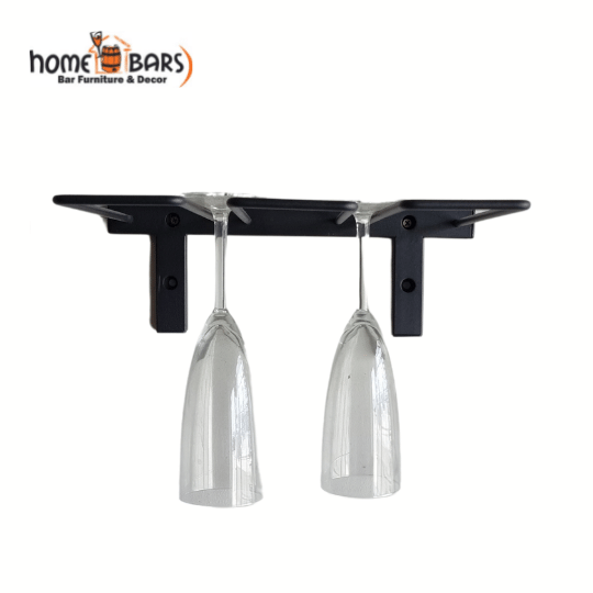 3 Bottle Wall Mounted Wine Rack or Wine Glass Hanger - Image 3