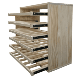 36-Bottle Sliding Shelves Wine Cube